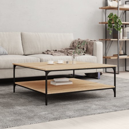 Engineered wood Sonoma oak coffee table 100x100x40 cm by vidaXL, Coffee table - Ref: Foro24-832844, Price: 101,28 €, Discount: %