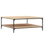 Engineered wood Sonoma oak coffee table 100x100x40 cm by vidaXL, Coffee table - Ref: Foro24-832844, Price: 101,28 €, Discount: %