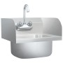 Commercial sink with stainless steel faucet by vidaXL, Sinks - Ref: Foro24-51115, Price: 159,87 €, Discount: %