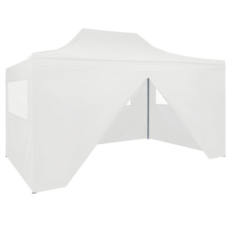 Folding tent for celebrations with 4 white walls 3x4.5 m by vidaXL, Tents and gazebos - Ref: Foro24-48870, Price: 202,53 €, D...