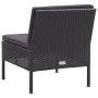 3-piece garden furniture set and black synthetic rattan cushions by vidaXL, Garden sets - Ref: Foro24-48957, Price: 132,99 €,...