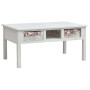 White wooden coffee table 99.5x60x48 cm by vidaXL, Coffee table - Ref: Foro24-287845, Price: 133,97 €, Discount: %