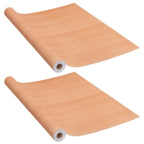 Láminas autoadhesivas para muebles PVC roble japonés 500x90 cm de vidaXL, Láminas para ventana - Ref: Foro24-146118, Precio: ...