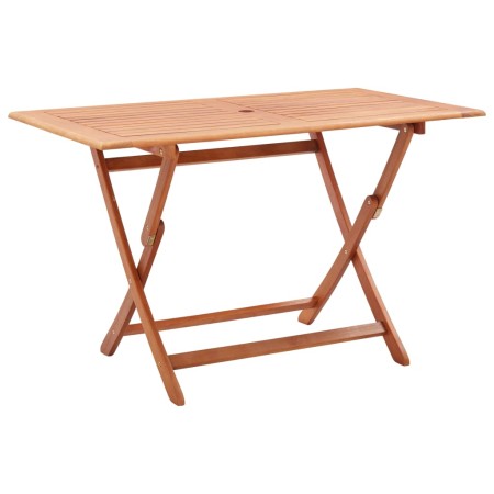 Folding garden table solid eucalyptus wood 120x70x75 cm by vidaXL, Garden tables - Ref: Foro24-48694, Price: 152,85 €, Discou...