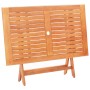 Mesa de jardín plegable madera maciza de eucalipto 120x70x75 cm de vidaXL, Mesas de jardín - Ref: Foro24-48694, Precio: 152,8...