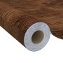 Láminas autoadhesivas para muebles PVC roble oscuro 500x90 cm de vidaXL, Láminas para ventana - Ref: Foro24-146117, Precio: 1...