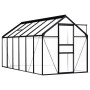 Anthracite grey aluminum greenhouse 7.03 m² by vidaXL, Greenhouses - Ref: Foro24-48212, Price: 339,54 €, Discount: %