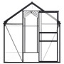 Anthracite grey aluminum greenhouse 7.03 m² by vidaXL, Greenhouses - Ref: Foro24-48212, Price: 339,54 €, Discount: %