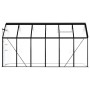 Anthracite grey aluminum greenhouse 7.03 m² by vidaXL, Greenhouses - Ref: Foro24-48212, Price: 339,54 €, Discount: %