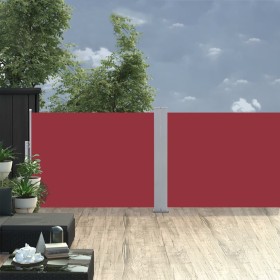 Rote einziehbare Seitenmarkise 120x1000 cm von vidaXL, Sonnenschirme - Ref: Foro24-48483, Preis: 67,95 €, Rabatt: %