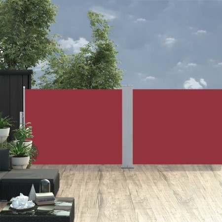 Toldo lateral retráctil rojo 120x1000 cm de vidaXL, Sombrillas - Ref: Foro24-48483, Precio: 67,95 €, Descuento: %