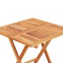 Bistro-Klapptisch aus massivem Teakholz 60x60x65 cm von vidaXL, Gartentische - Ref: Foro24-48996, Preis: 86,91 €, Rabatt: %