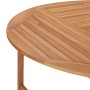 Mesa de jardín de madera de teca maciza 150x76 cm de vidaXL, Mesas de jardín - Ref: Foro24-49007, Precio: 302,92 €, Descuento: %