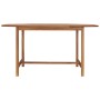 Solid teak wood garden table 150x150x75 cm by vidaXL, Garden tables - Ref: Foro24-49009, Price: 182,50 €, Discount: %