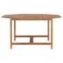 Solid teak wood garden table 150x150x75 cm by vidaXL, Garden tables - Ref: Foro24-49009, Price: 182,50 €, Discount: %