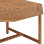 Mesa de jardín de madera maciza de teca 150x150x75 cm de vidaXL, Mesas de jardín - Ref: Foro24-49009, Precio: 182,50 €, Descu...