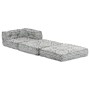 Puf modular de tela gris claro de vidaXL, Cojines para sillas y sofás - Ref: Foro24-287700, Precio: 102,54 €, Descuento: %