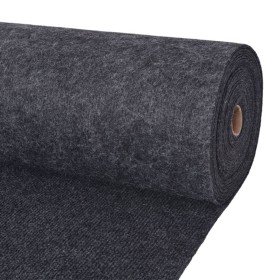 Anthracite gray ribbed event carpet 1.2x10 m by vidaXL, Doormats - Ref: Foro24-287668, Price: 56,99 €, Discount: %