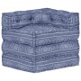 Indigo fabric modular pouf by vidaXL, Cushions for chairs and sofas - Ref: Foro24-287701, Price: 148,10 €, Discount: %