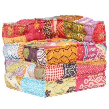 Patchwork fabric modular pouf by vidaXL, Cushions for chairs and sofas - Ref: Foro24-287697, Price: 221,28 €, Discount: %