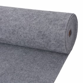 Gray striped event carpet 1.2x20 m by vidaXL, Doormats - Ref: Foro24-287673, Price: 94,99 €, Discount: %