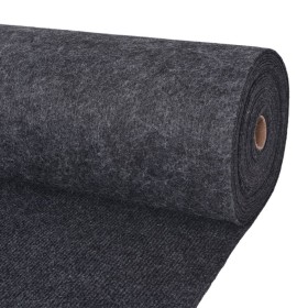 Ribbed anthracite gray event carpet 1.2x15 m by vidaXL, Doormats - Ref: Foro24-287669, Price: 76,92 €, Discount: %