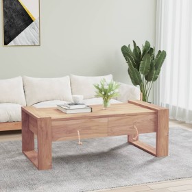 Couchtisch aus massivem Teakholz, 110 x 60 x 40 cm von vidaXL, Couchtisch - Ref: Foro24-287892, Preis: 201,59 €, Rabatt: %