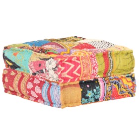 Patchwork fabric pouf 60x70x36 cm by vidaXL, Cushions for chairs and sofas - Ref: Foro24-287707, Price: 125,80 €, Discount: %