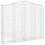 Wire mesh baskets 6 units, arched shape, iron, 200x30x160/180 cm by vidaXL, Pots and planters - Ref: Foro24-3145497, Price: 8...