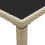 Beige synthetic rattan garden table 123x60x74 cm by vidaXL, Garden tables - Ref: Foro24-46449, Price: 168,99 €, Discount: %