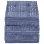 Puf modular de tela Indigo de vidaXL, Cojines para sillas y sofás - Ref: Foro24-287716, Precio: 131,32 €, Descuento: %