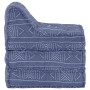 Puf modular de tela Indigo de vidaXL, Cojines para sillas y sofás - Ref: Foro24-287716, Precio: 131,32 €, Descuento: %