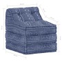 Puf modular de tela Indigo de vidaXL, Cojines para sillas y sofás - Ref: Foro24-287716, Precio: 131,32 €, Descuento: %