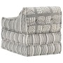 Gray Striped Fabric Modular Pouf by vidaXL, Cushions for chairs and sofas - Ref: Foro24-287713, Price: 128,80 €, Discount: %