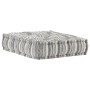 Modularer Pouf aus grau gestreiftem Stoff von vidaXL, Kissen für Stühle und Sofas - Ref: Foro24-287713, Preis: 126,99 €, Raba...