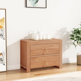 Sideboard aus massivem Teakholz, 80 x 35 x 60 cm von vidaXL, Sideboards - Ref: Foro24-287895, Preis: 240,99 €, Rabatt: %