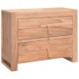 Aparador de madera maciza de teca 80x35x60 cm de vidaXL, Aparadores - Ref: Foro24-287895, Precio: 240,02 €, Descuento: %