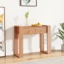 Mesa consola de madera maciza de teca 90x35x75 cm de vidaXL, Mesas auxiliares - Ref: Foro24-287896, Precio: 172,82 €, Descuen...