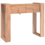 Mesa consola de madera maciza de teca 90x35x75 cm de vidaXL, Mesas auxiliares - Ref: Foro24-287896, Precio: 172,82 €, Descuen...