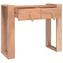 Mesa consola de madera maciza de teca 90x35x75 cm de vidaXL, Mesas auxiliares - Ref: Foro24-287896, Precio: 172,82 €, Descuen...