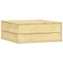 Mesa de jardín de madera de pino impregnada 75x75x31 cm de vidaXL, Mesas de jardín - Ref: Foro24-49039, Precio: 69,85 €, Desc...