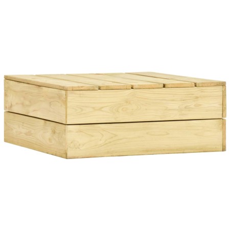 Mesa de jardín de madera de pino impregnada 75x75x31 cm de vidaXL, Mesas de jardín - Ref: Foro24-49039, Precio: 69,85 €, Desc...