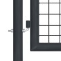 Garden mesh gate gray galvanized steel 400x125 cm by vidaXL, garden gates - Ref: Foro24-145776, Price: 306,99 €, Discount: %