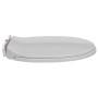 Toilet seat soft close quick release oval light gray by vidaXL, Toilet and bidet seats - Ref: Foro24-145815, Price: 31,07 €, ...