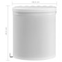 Built-in plastic kitchen trash can 8 L by vidaXL, Garbage cans and trash cans - Ref: Foro24-51173, Price: 36,15 €, Discount: %