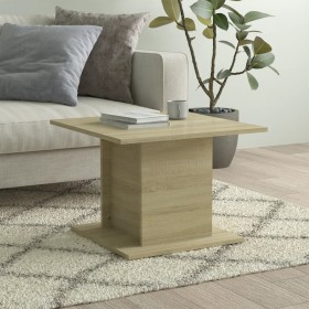 Sonoma oak engineered wood coffee table 55.5x55.5x40 cm by vidaXL, Coffee table - Ref: Foro24-810319, Price: 38,99 €, Discoun...