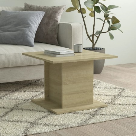 Sonoma oak engineered wood coffee table 55.5x55.5x40 cm by vidaXL, Coffee table - Ref: Foro24-810319, Price: 39,45 €, Discoun...