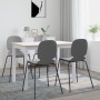 Dining table made of white and brown rubber wood 114x71x75 cm by vidaXL, Kitchen and dining tables - Ref: Foro24-247363, Pric...