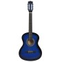 Guitarra clásica para principiantes y niños azul 3/4 36" de vidaXL, Guitarras - Ref: Foro24-70116, Precio: 61,60 €, Descuento: %