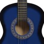 Guitarra clásica para principiantes y niños azul 3/4 36" de vidaXL, Guitarras - Ref: Foro24-70116, Precio: 61,60 €, Descuento: %